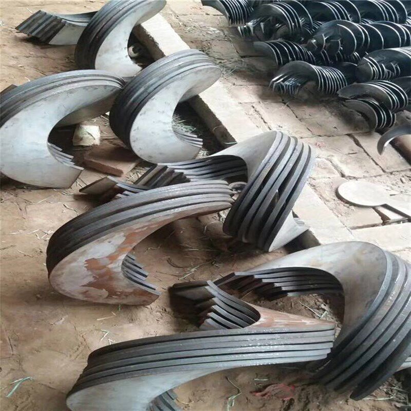 厂家定制螺旋输送蛟龙叶片钻杆耐磨叶片搅拌机支撑螺旋叶片输送机