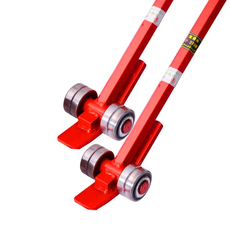 起重撬棍撬棒撬杠重型轴承滑轮搬运工具起重设备移运器带轮子翘棍