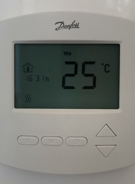 丹佛斯Dnfoss水电地暖可编程温控器EFIT水暖电暖地热开关面板