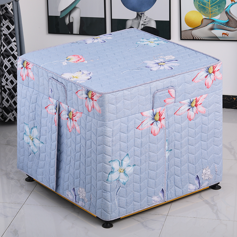 冬新款加厚烤火罩正方形桌罩电炉罩电火罩套布取暖桌烤火桌子罩套