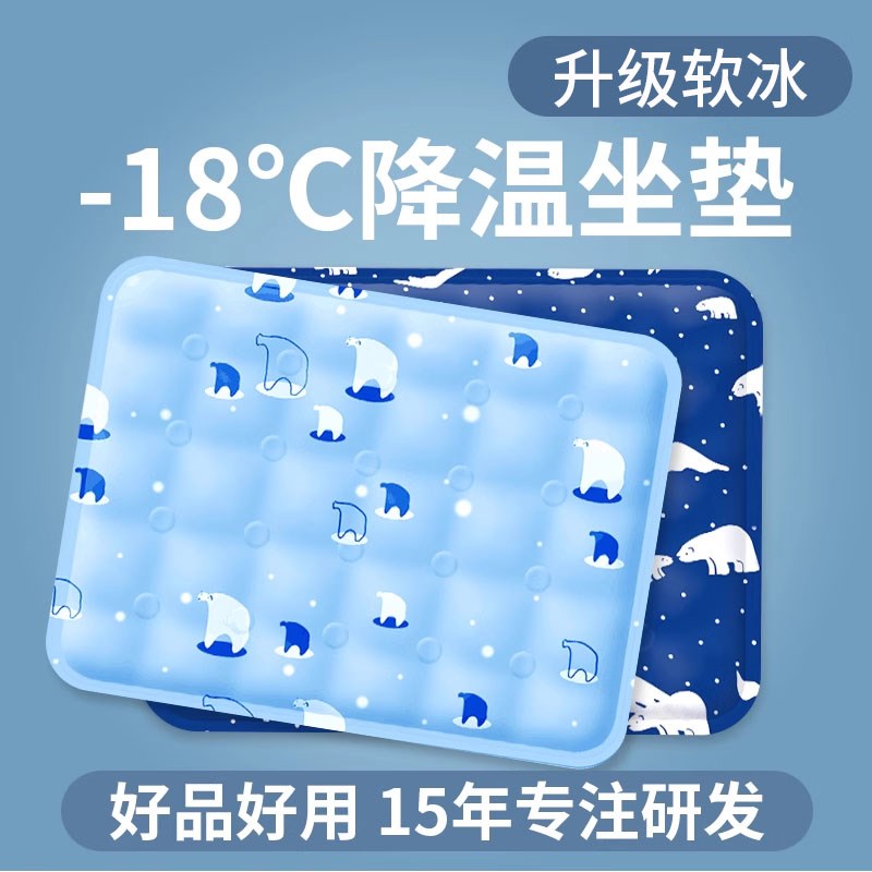 夏季冰垫床垫凝胶冰垫免注水沙发降温宠物冰凉坐垫学生宿舍水床垫
