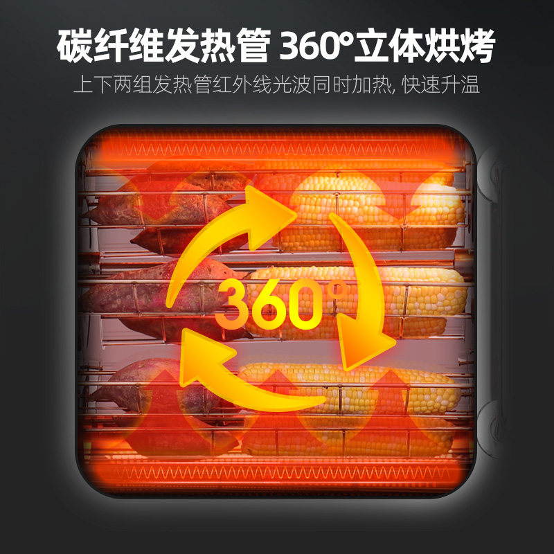 lecon/乐创 商用烤地瓜机电热烤红薯机器 烤玉米土豆街头摆摊炉子