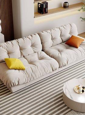 意式科技布艺沙发客厅小户型现代简约网红款奶油风baxter云朵沙发