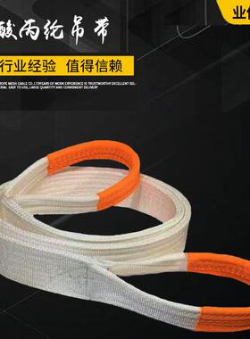 5吨6米酸洗吊带白色起重吊带 5T2/3/5/8M丙纶吊带 5T耐酸吊带