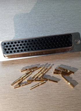 新品DB型78PIN镀金接插件母头 矩形四排压线式1-1757824-1连接器