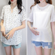 孕妇T恤衫 宽松短款 衬衫 短袖 打底t衬衣 孕妇装 薄款 时尚 夏季 上衣夏装