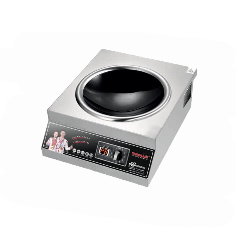 上的商用电磁炉家用凹面大功率30w装新款爆炒菜锅00w猛火灶