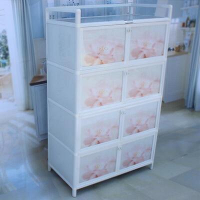 9U简易加HHN厚不锈钢阳台柜碗柜合茶金水柜储物纳收柜防水防铝晒