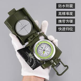 吉理汽车指南针仪车载用平水坡度专业运动高627精度夜光多罗功能