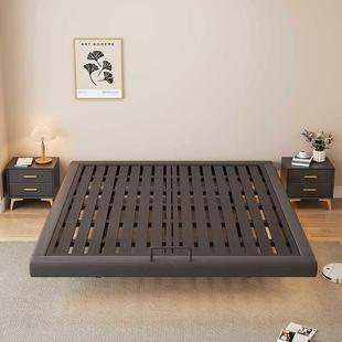 铁艺床悬浮简约代加厚加固双人床1.8米床架1.5床m榻榻米单F97H56T