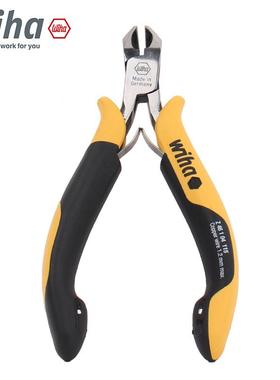 德wiha小威汉防静斜切钳进口电子斜国口钳1BFR15MM斜切电边26835