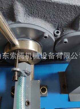 山索腾YGH自主生产圆套丝机圆板东钢的圆棒车丝机电动圆钢开牙牙