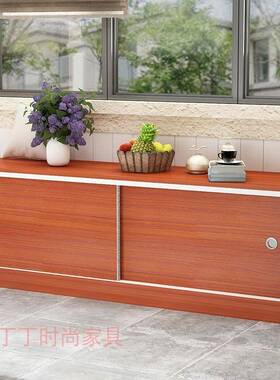 0窗飘362窗置柜阳台柜子移门顶柜台柜自由J组合榻榻米物储物柜地