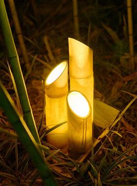 园太能户外防水发光竹子庭院灯阳JH-03052公园花园装饰景观灯林创