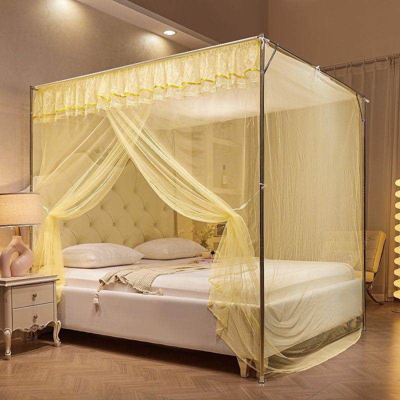.E6Y家用单.双门15蚊帐加密人蚊帐卧室1.8不锈钢支架加PRU厚12米,床上用品,蚊帐,淘宝优惠券,粉丝福利购,淘宝优惠卷