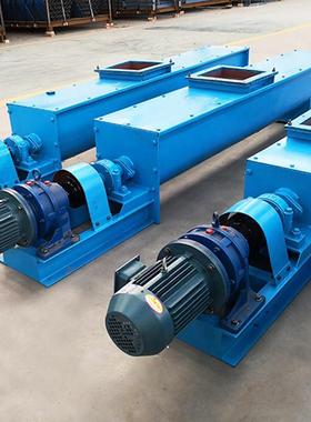 有轴螺旋输带送机龙料机提升机压榨机不锈钢输送机U绞型水上00079