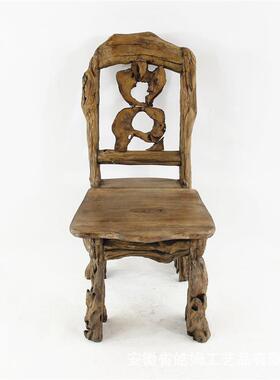 手工打造枯小板凳小桌子摆三木角桌靠椅供桌名宿意装CF19145饰家