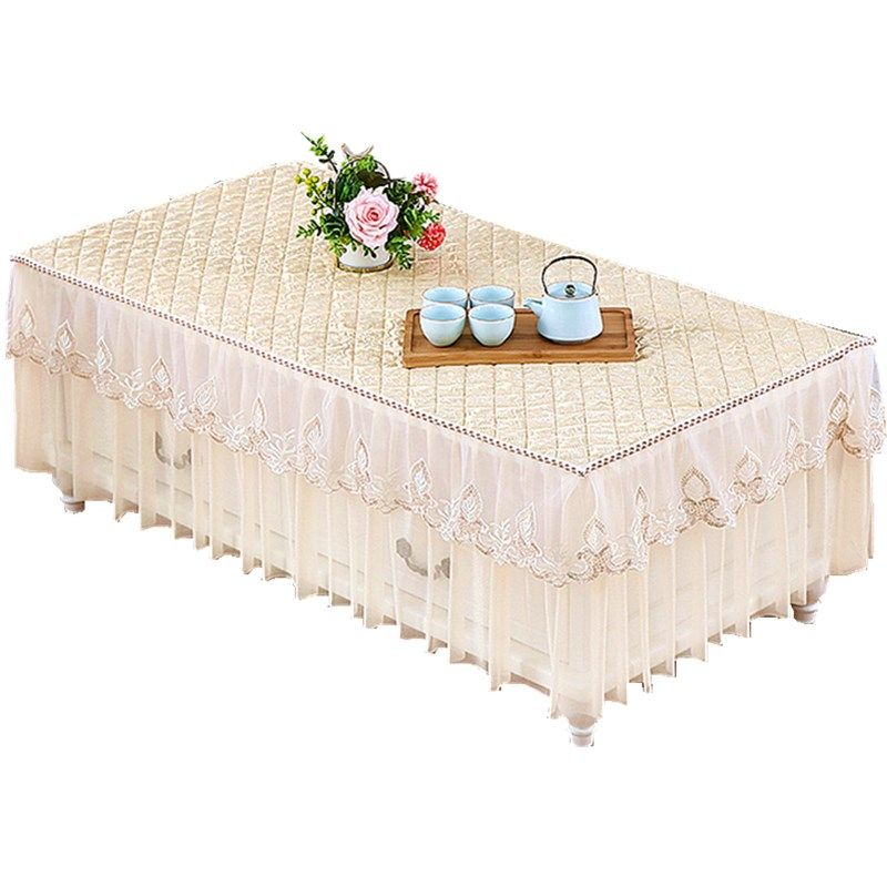 餐桌布加厚茶几罩桌布长方防滑蕾丝餐桌垫茶几套罩家用欧式电视柜,居家布艺,茶几垫,淘宝优惠券,粉丝福利购,淘宝优惠卷