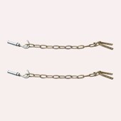 牌匾前斜链条挂连接黄铜门头招牌匾额画框专用斜挂固定链子