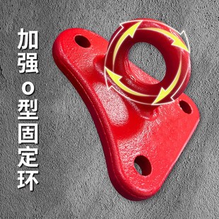 高楼家用安全绳墙面固定器消防缓降器挂板逃生绳固定支架锚点