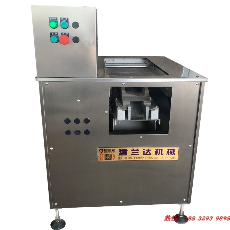 2021新款斜切鱼片机 酸菜鱼切片机 数控不锈钢片鱼机 双仓黑鱼