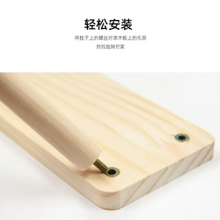 仓鼠笼造景平台大号方桌宠物 二层实木阁楼芦丁鸡金丝熊爬梯玩具