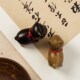 饰品 室内办公桌茶几装 檀木雕刻小狗复古卡通摆件 创意文玩手把件