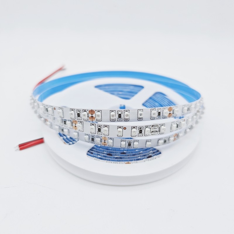 12v24伏2835橙光LED灯带橙红火焰色贴片灯条鞋柜藏品灯箱佛光背景图片