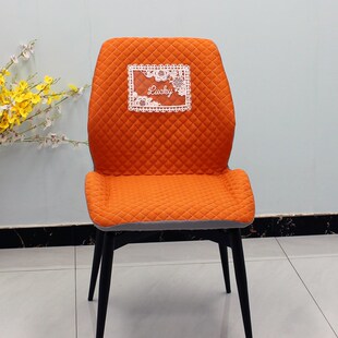 餐桌椅子套罩2024新款座椅套罩凳子罩套保护套弧形靠背高级感轻奢