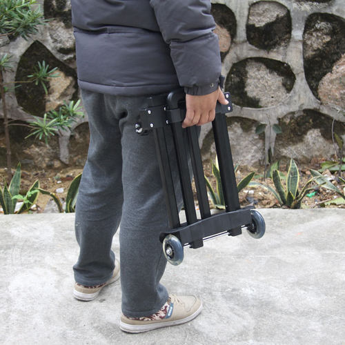 进货拉杆车万向轮手拉车小拖车家用折叠搬运车便携推车拉货行李车