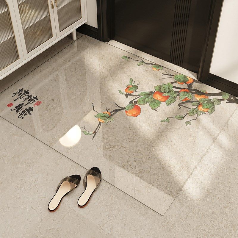 新中式入户门地垫透明pvc可擦洗地毯保护垫大门口入户门外脚垫子,居家布艺,入户地垫,淘宝优惠券,粉丝福利购,淘宝优惠卷