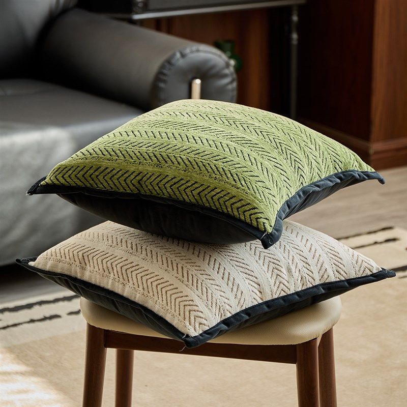 法式加密雪尼尔复古提花抱枕套沙发客厅靠枕床头靠垫高级感轻奢风,居家布艺,靠垫/抱枕,淘宝优惠券,粉丝福利购,淘宝优惠卷