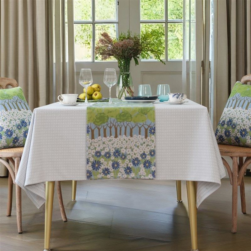 原野赞歌桌旗美式轻奢高端餐桌旗布高级感电视柜长条盖布2024新款