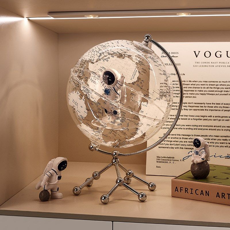 地球仪摆件轻奢高级感电视柜装饰宇航员12岁男孩10岁儿童生日礼物,家居饰品,装饰摆件,淘宝优惠券,粉丝福利购,淘宝优惠卷