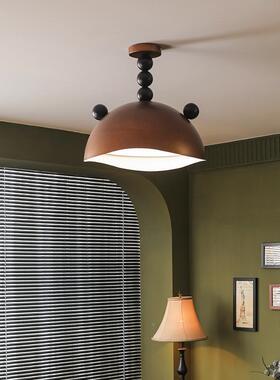 中古风蛋卧吸顶24505灯壳复书古简约风客厅室餐厅民宿吊灯儿童房