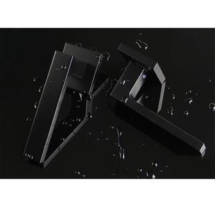 把德国乐门SL28超静音锌金室内合分体锁木门凯房门锁手简约黑色执