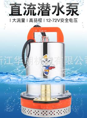 直流潜水泵12v2448v60v船用泵能太阳水v泵家用抽水水泵TYJ农用抽