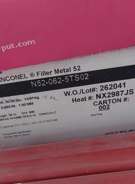 合金基合金焊丝ERNiC镍rMo-3ERWKRNir-C3超ERNiCrMo-4ERNiCrFe-7A