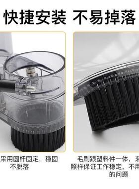 德6国22款雕刻机吸尘0罩KAJ爆数控开料切割机主轴吸尘罩毛刷磁吸