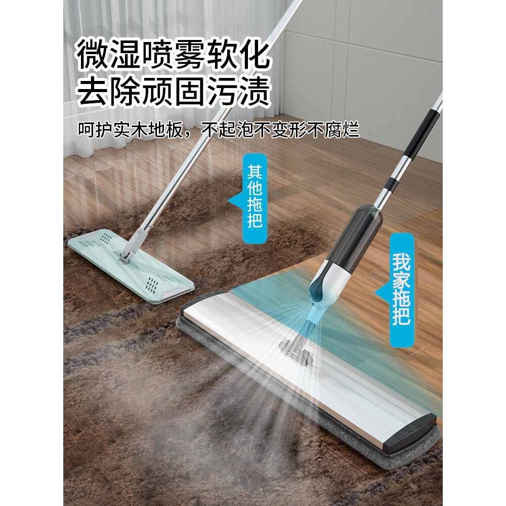 新款家用德国拖地2025喷水一拖大号净平板拖把免手洗懒人