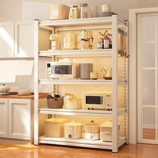 家用货架库置物架多铁层阳台收纳落地杂物超市递仓快储物角钢965