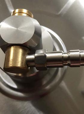 不锈钢地盘洗高压清洗四机1/34快插叶洗地器1英IFS寸洗地器地面清