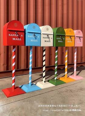 欧式复古铁麦太保艺信报箱庭装箱饰工业风大号英伦邮筒邮院箱德落