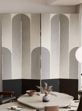 法式复古屏风断客隔COH厅遮挡办公室玄饰关装可叠折复古高端移动