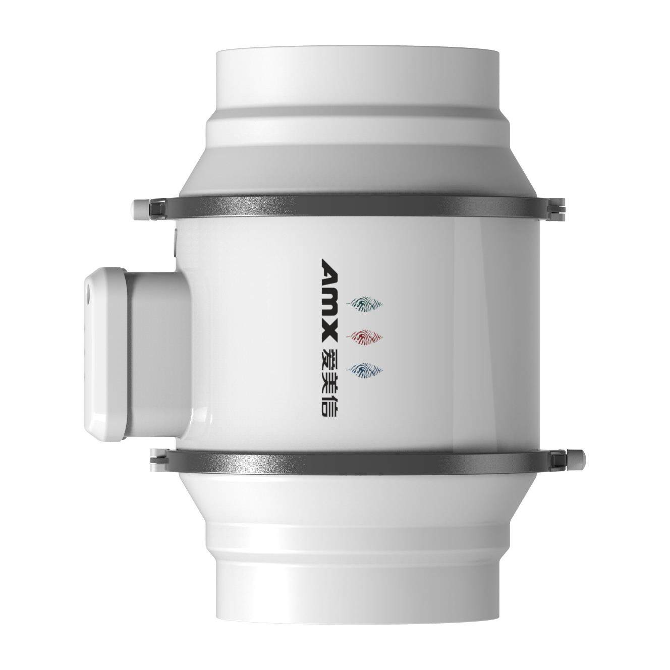 卫生间排扇家用气室内系新风换统气机无品牌/圆形增压斜流管道风