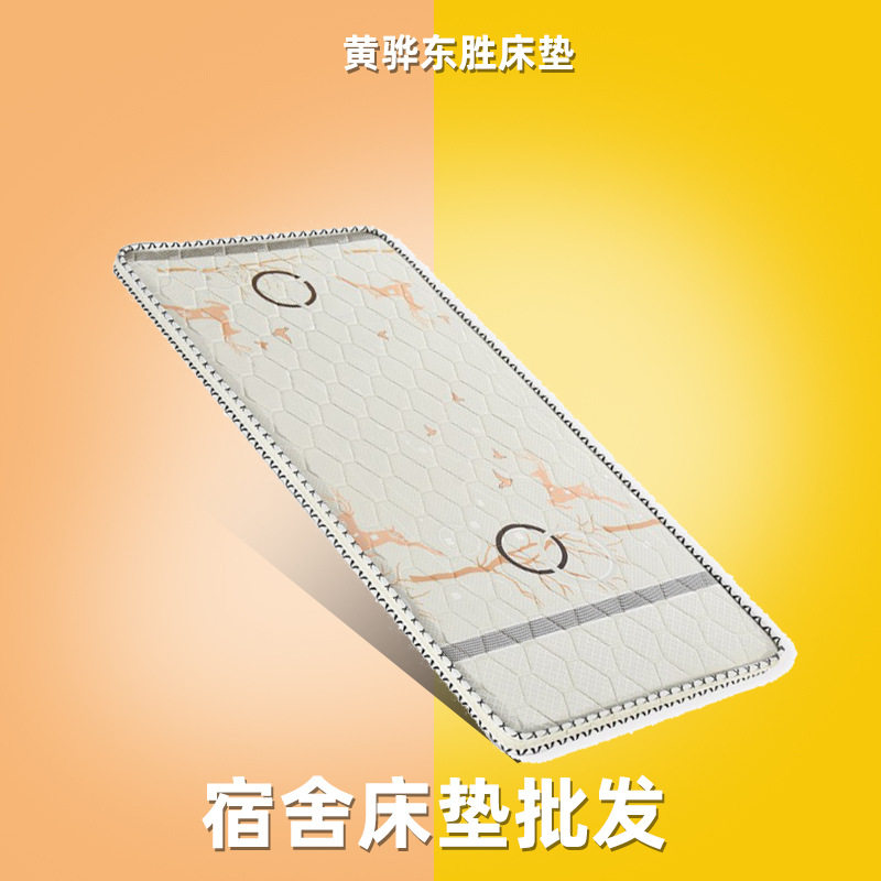 薄款折叠天然椰棕乳胶床垫