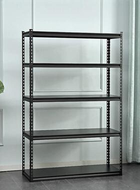 外孔铁黑色铆钉五LUE层货可架置物架调节办架公室仓库阳台板置物