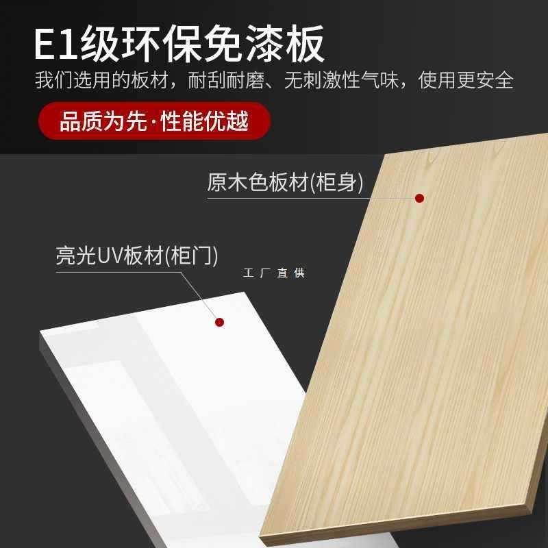 轻奢橱衣柜亮光烤漆红大衣四098家用卧室网五六门转角衣帽间收纳