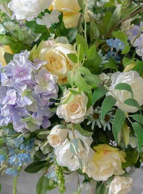 新款路引仿真婚球摆件婚礼桌花器庆道具路引DLH花背景花拍摄摆场