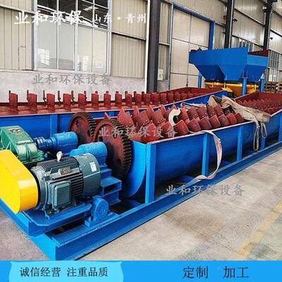 双轴浆洗矿FNC机蛟龙双槽洗石机鹅卵擦机洗泥清洗槽式洗矿石机